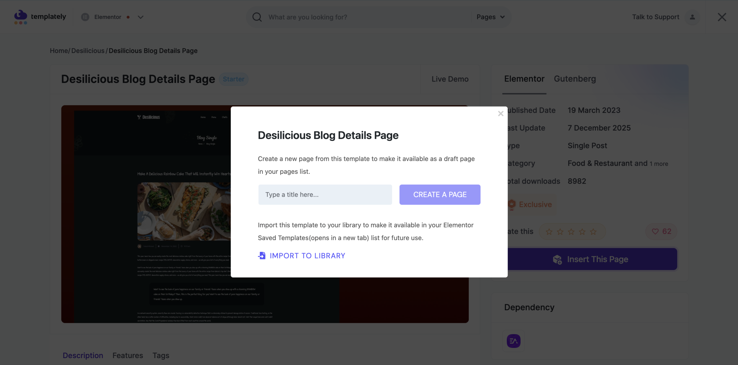 Give title to the page