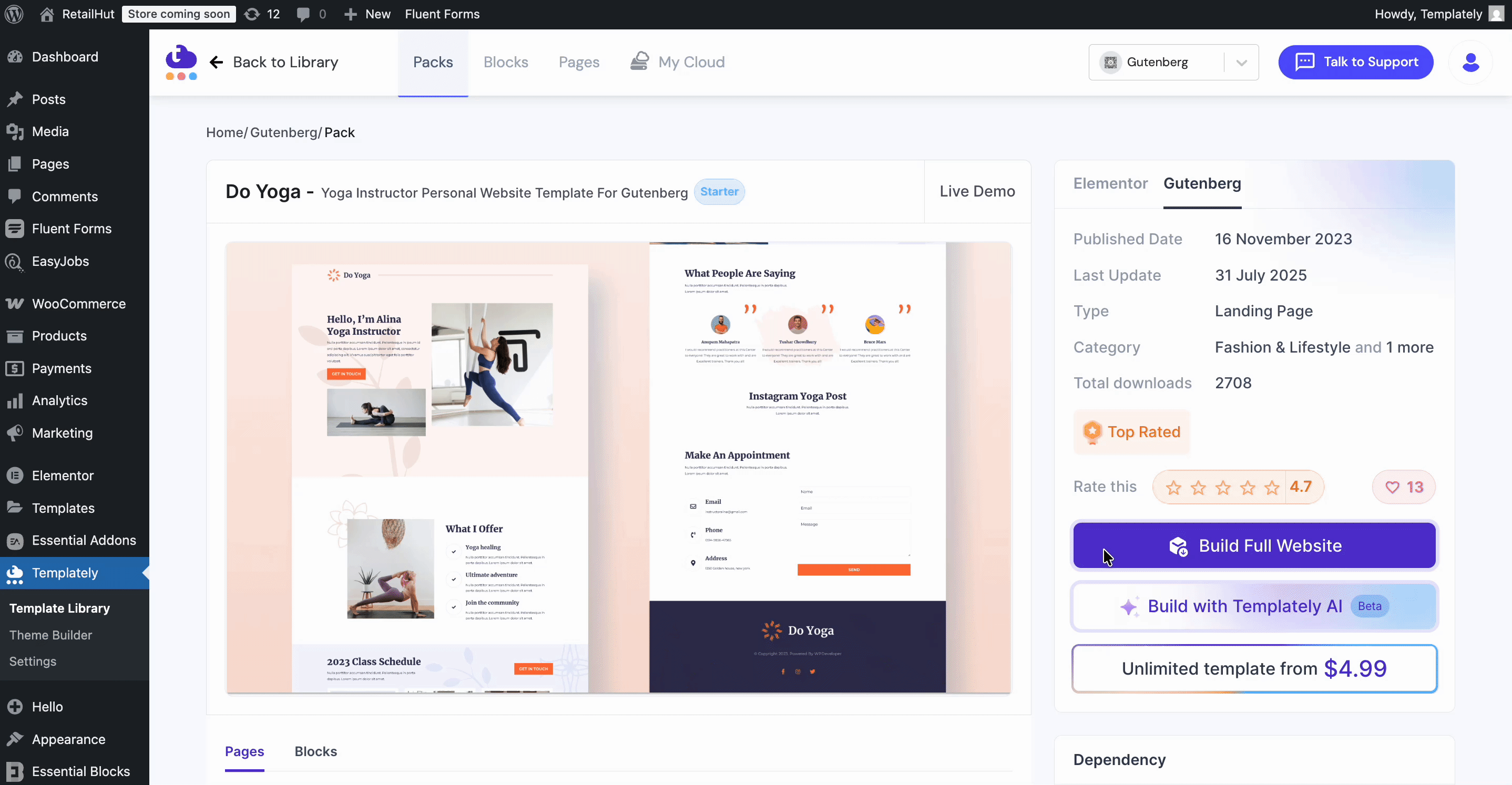 How to Generate Website Logo with Templately AI? 3 Generate website logo with AI