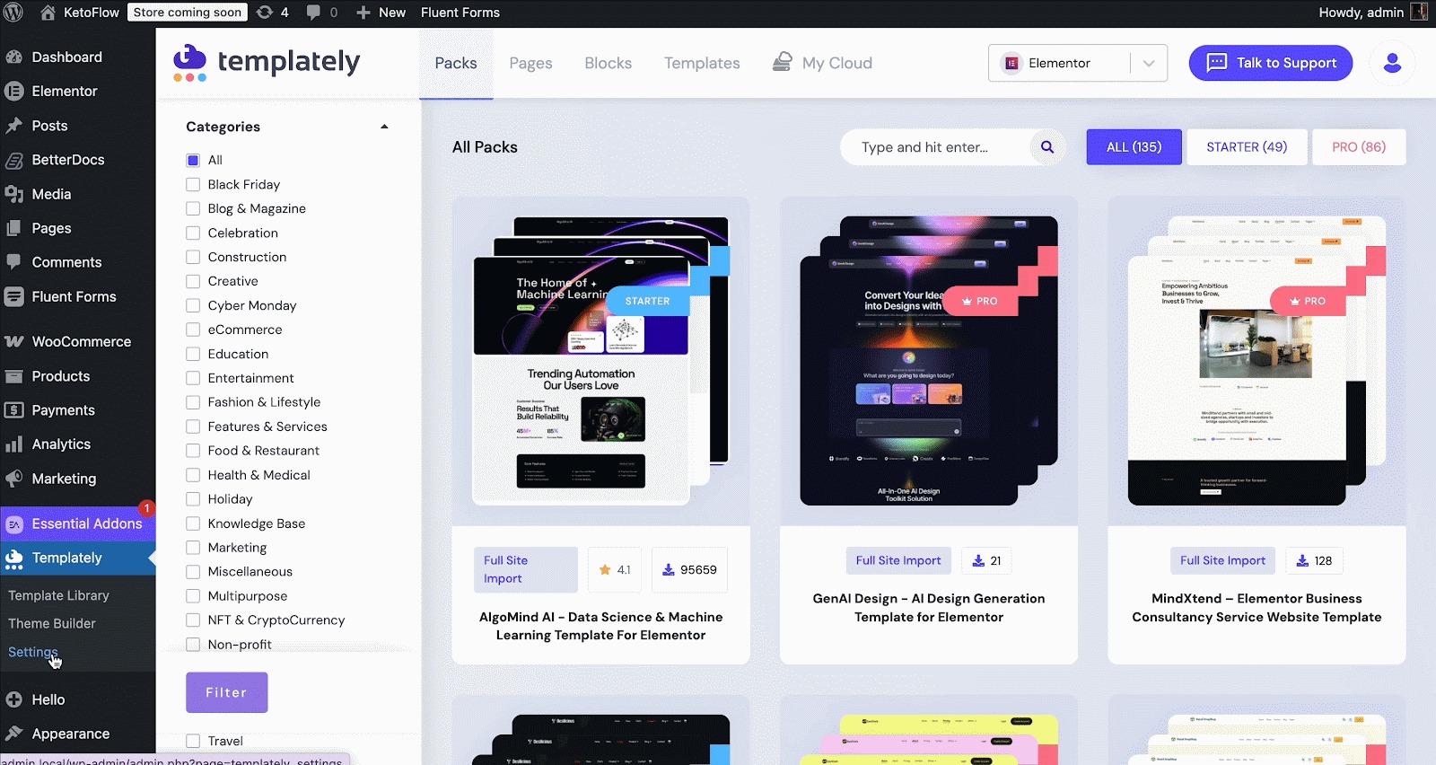 Configure Style Settings
