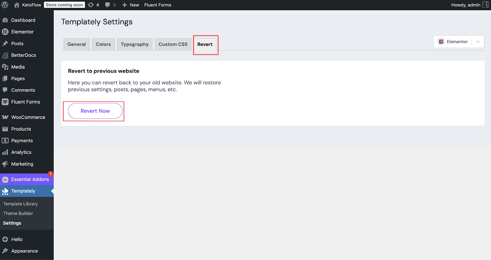 Configure Style Settings
