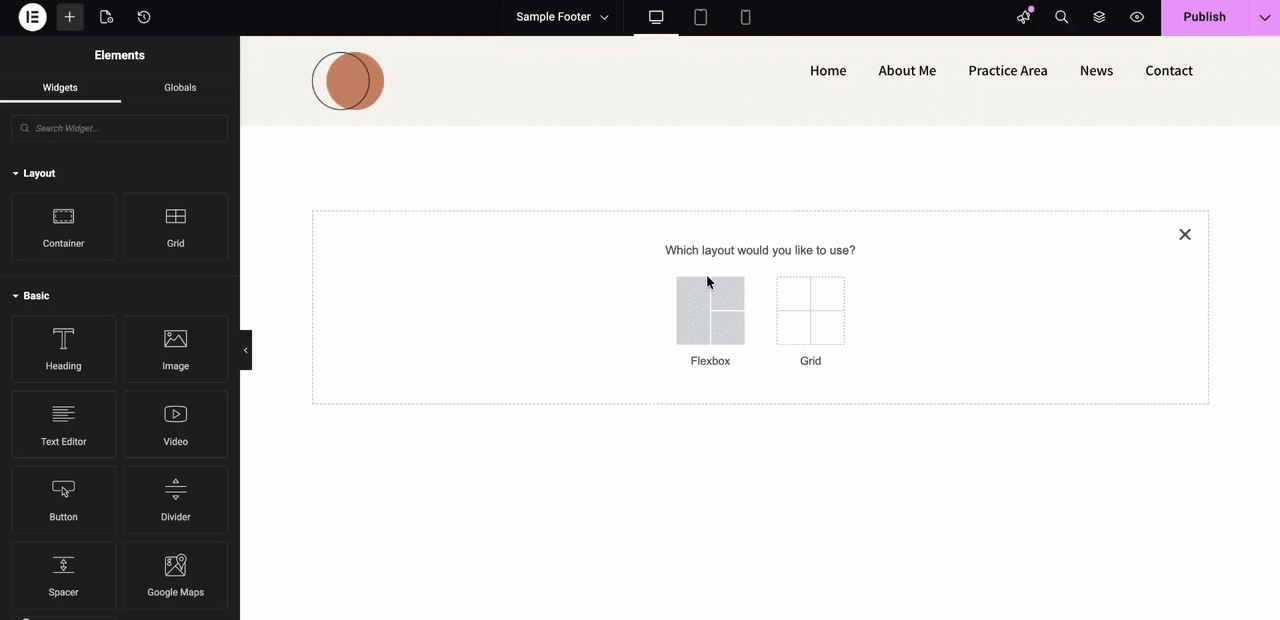 How to Add Header And Footer in Templately Theme Builder 7 Create Footer Template