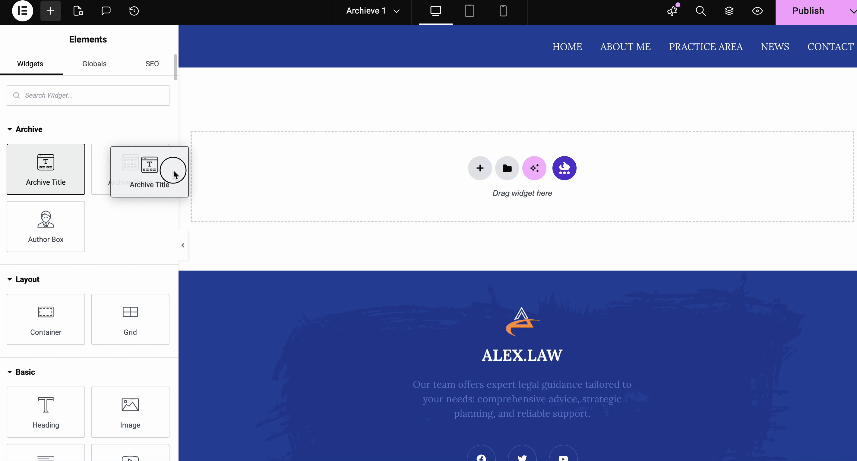 Create an Archive Page Template