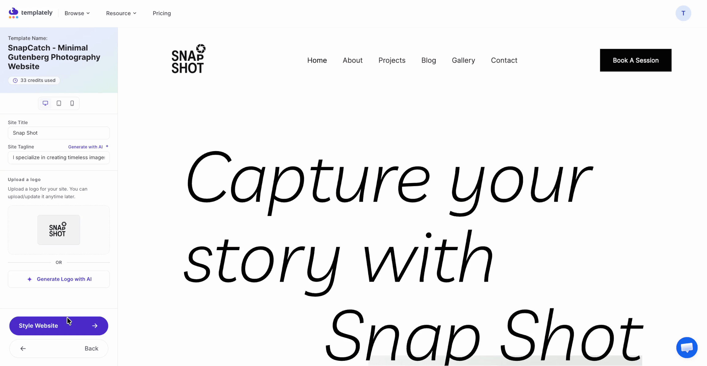 Style Your Website