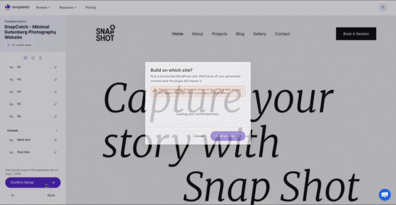 Connect Your Site
